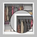 Ver imagem 6 de Guarda-roupa Casal 3 Portas com Espelho Santiago Plus Espresso Móveis