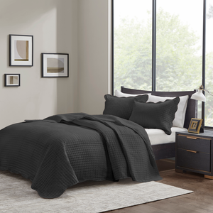 Cobre Leito Colcha Queen 3 Peças Dupla Face Micro Percal 150 Fios Matelado Mosaico