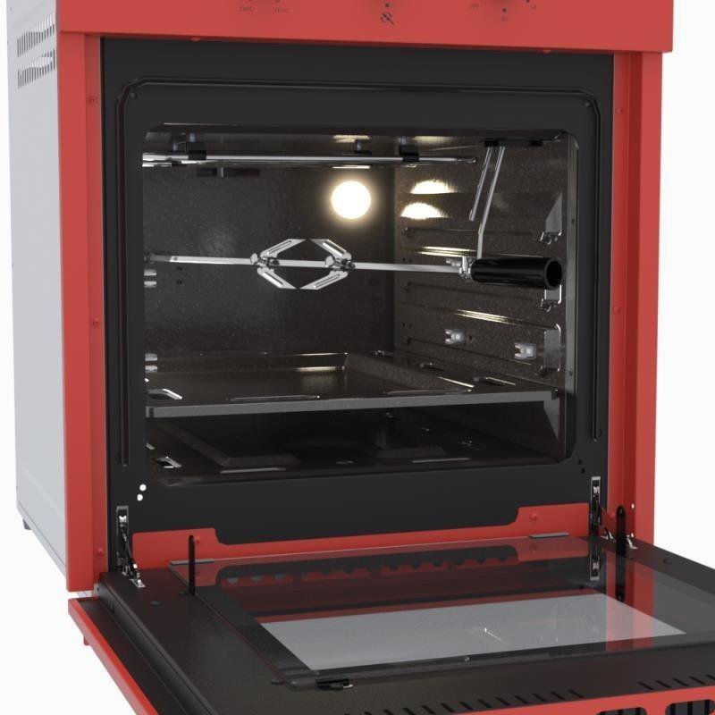 Forno de Embutir a Gas 50L Arena-Eg GIIi Vermelho Gas Glp 127V - 6