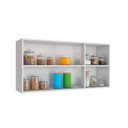 Ver imagem 3 de Armário Aéreo Evidence 3 Portas 120cm com Prateleira - Poliman Móveis