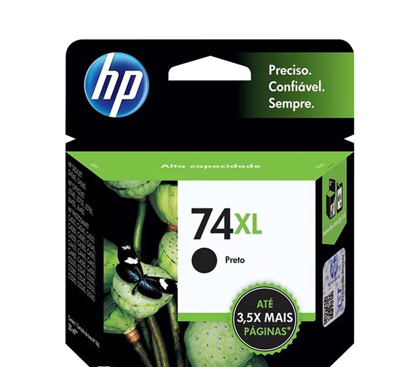 Cartucho Hp 74xl Cb336wb D4260 Cb336wl - Preto