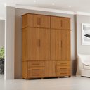 Ver imagem 4 de Roupeiro Barcelona com 4 Portas Carvalho New