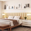 Ver imagem 2 de Cabeceira estofada Adesiva King (10 placas 120x20cm) - Azul