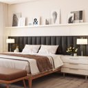 Ver imagem 6 de Cabeceira estofada Adesiva King (10 placas 120x20cm) - Azul
