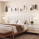 Ver imagem 5 de Cabeceira estofada Adesiva King (10 placas 120x20cm) - Azul
