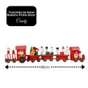 Ver imagem 3 de Trenzinho de Madeira Decorativo Natal Candy 40cm com Boneco de Neve e Presentes