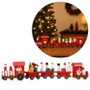 Ver imagem 6 de Trenzinho de Madeira Decorativo Natal Candy 40cm com Boneco de Neve e Presentes
