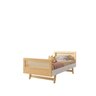 Cama Infantil Solteiro Montessoriano Lift em Madeira Maciça com Rattan 2 Grades Casatema - 15