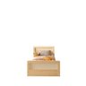 Cama Infantil Solteiro Montessoriano Lift em Madeira Maciça com Rattan 2 Grades Casatema - 16