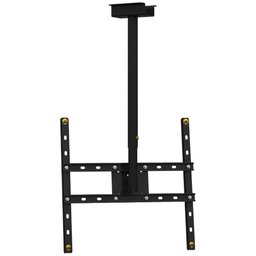 Suporte Teto Tv 10"-65" Vesa 600x400 Giro 360° Novo - Preto - 9