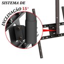 Ver imagem 6 de Suporte Teto Tv 10"-65" Vesa 600x400 Giro 360° Novo - Preto