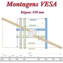 Ver imagem 5 de Suporte Teto Tv 10"-65" Vesa 600x400 Giro 360° Novo - Preto