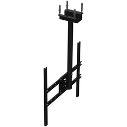 Suporte Teto Tv 10"-65" Vesa 600x400 Giro 360° Novo - Preto - 1
