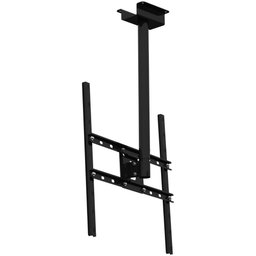 Suporte Teto Tv 10"-65" Vesa 600x400 Giro 360° Novo - Preto - 8