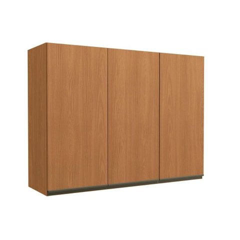 Armário Aéreo Cozinha Modulado Maxxi G766 com 3 Portas 120cm Canela - Kappesberg