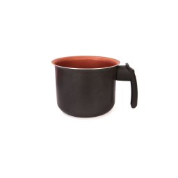 Leiteira Premium 14 Cm – Alumínio Antiaderente Preto e Cobre - 2