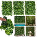 Ver imagem 4 de 15 Placas Planta Artificial Samambaia Eucalipto 60x40 Jardim Vertical Interno Pratico sem Manutenção