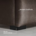 Ver imagem 4 de Cama Solteiro Estofada sem Cabeceira Uvaia CabeCasa MadeiraOriginals