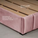 Ver imagem 3 de Cama Solteiro Estofada sem Cabeceira Uvaia CabeCasa MadeiraOriginals