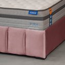 Ver mais imagens de Cama Solteiro Estofada sem Cabeceira Uvaia CabeCasa MadeiraOriginals