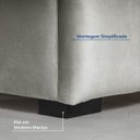 Ver imagem 4 de Cama Solteiro Estofada sem Cabeceira Uvaia CabeCasa MadeiraOriginals