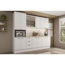 Ver imagem 1 de Kit de Cozinha Completa 5 Peças Bella (2aéreos+2balcões+1paneleiro) C5p120 Branco - Carraro