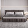 Cama King Estofada sem Cabeceira Uvaia CabeCasa MadeiraOriginals - 1