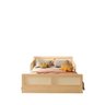 Cama Montessoriano Casal Lift em Madeira Maciça com Rattan 2 Grades Casatema - 9