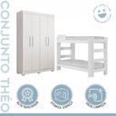 Ver imagem 6 de Quarto Infantil Completo com Guarda-roupa e Beliche Théo