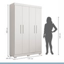 Ver imagem 3 de Quarto Infantil Completo com Guarda-roupa e Beliche Théo