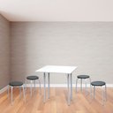 Ver imagem 2 de Mesa com Tampo Dobrável Branco