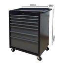 Ver imagem 4 de Conjunto 1 Carro Profissional 7 Gavetas 1 Bancada Profissional de 110cm para Ferramentas Presto