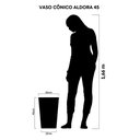 Ver imagem 3 de Vaso Cônico Aldora 45x30cm