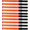 Ver imagem 1 de Bastao Sinalizador Kit 10 Uni Balizador Grande Flanelinha Estacionamento Transito Baliza Manobra LEV