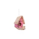 Ver imagem 3 de Mini Chalé de Passarinho Feito de Madeira para Decoração Casa -Decoração