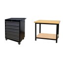 Ver imagem 1 de Conjunto 1 Carro Profissional 6 Gavetas 1 Bancada Profissional de 110cm para Ferramentas Presto