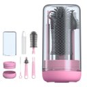 Ver imagem 6 de Kit Escova de Limpeza 4 em 1 Copo Mamadeira Garrafa Bebe Criança Higiene Limpeza Passeio Bolsa Mala 