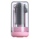 Ver imagem 7 de Kit Escova de Limpeza 4 em 1 Copo Mamadeira Garrafa Bebe Criança Higiene Limpeza Passeio Bolsa Mala 