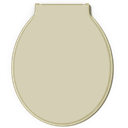 Ver imagem 1 de Assento Tampa para Vaso Sanitário Oval Especial Berllart Bege Durín