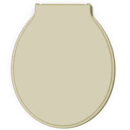 Assento Tampa para Vaso Sanitário Oval Especial Berllart Bege Durín - 1