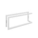 Ver imagem 1 de Porta Sapatos Organizador Iron 50 Cm Branco