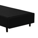 Ver imagem 3 de Cama Box Solteiro NK Camas Suede Preto 40x88x188