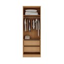 Ver imagem 4 de Guarda Roupa Modulado Ravi em Mdf 164x232,2cm 5 Portas Olmo 1111