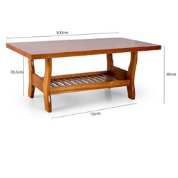 Mesa de Centro Roma - 100% madeira  - 4