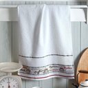 Ver imagem 1 de Pano de Copa Vigo Café Kit 2 peças - Dohler Cinza/Vermelho