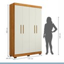 Ver imagem 3 de Quarto Infantil Completo com Guarda-roupa e Beliche Théo