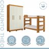 Quarto Infantil Completo com Guarda-roupa e Beliche Théo - 6