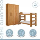 Ver imagem 6 de Quarto Infantil Completo com Guarda-roupa e Beliche Théo