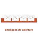 Ver imagem 4 de Kit Porta Lisa Mescla 60 X 210 Batente 14cm Fechadura Externa Lado Direito - Hale
