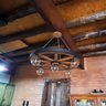 Luminária Roda de Carroça 5 Bocal 65 Cm - Kit 4 Peças - 7
